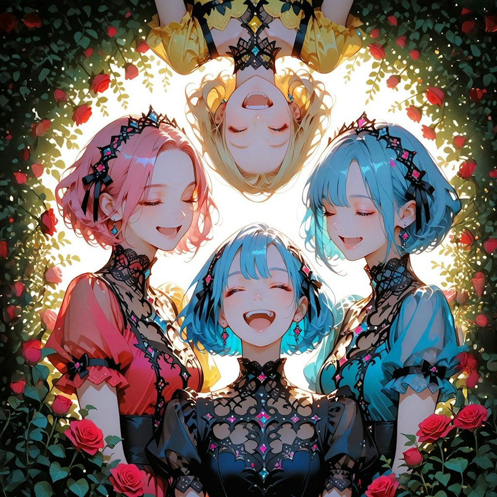 歌う姉妹