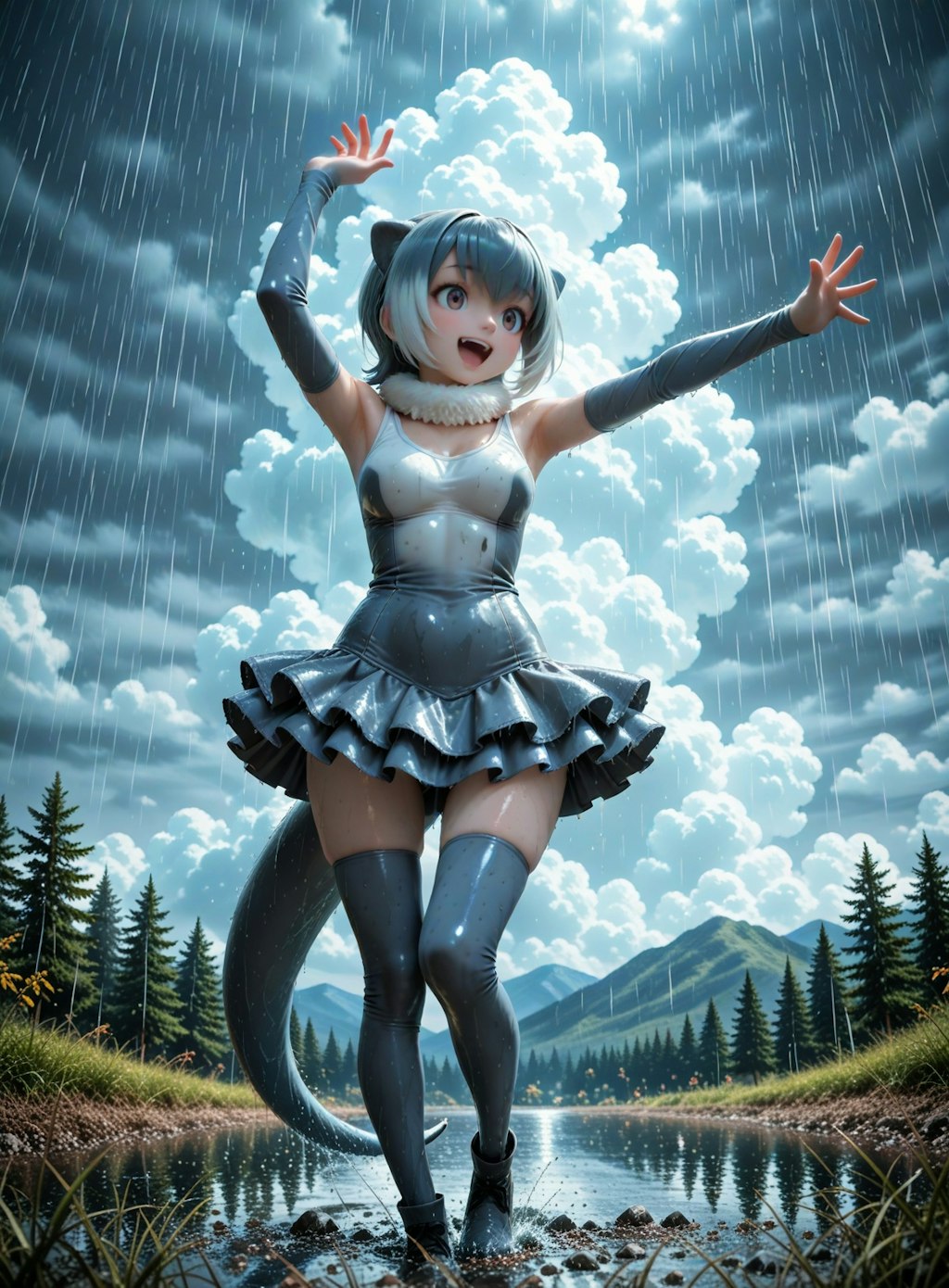 雨が降ると嬉しい