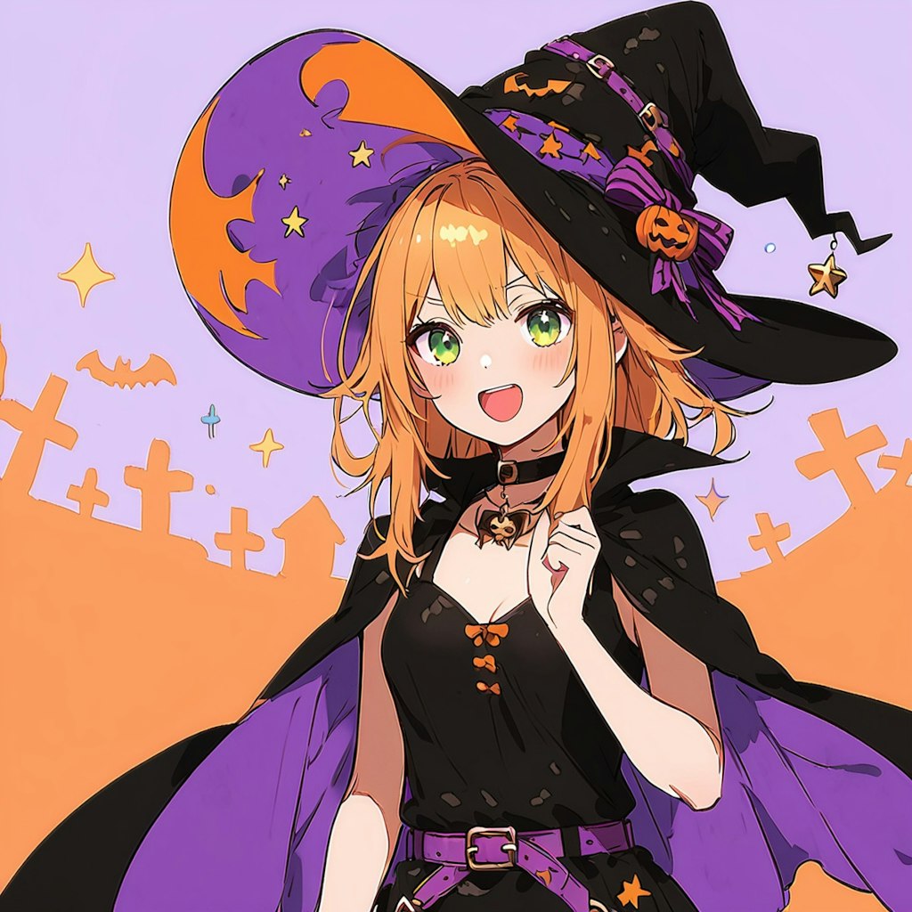 ハロウィンの魔女