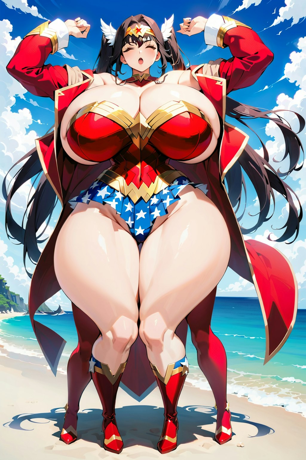 TWIN-TAILS GIGANTIC WONDER WOMAN