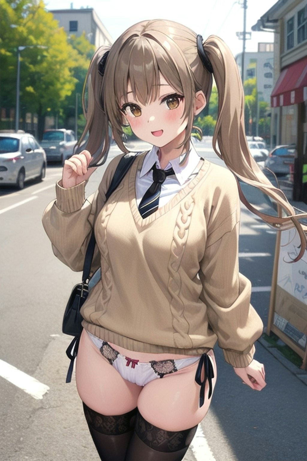 School twintails girl