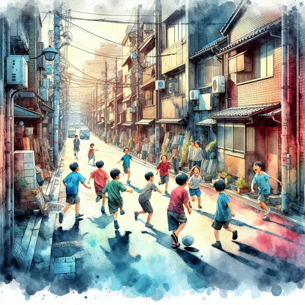 路地裏の少年