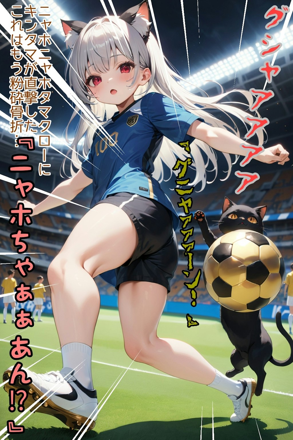 キンタマサッカー2 キックオフです！！【猫耳メイドさん編】