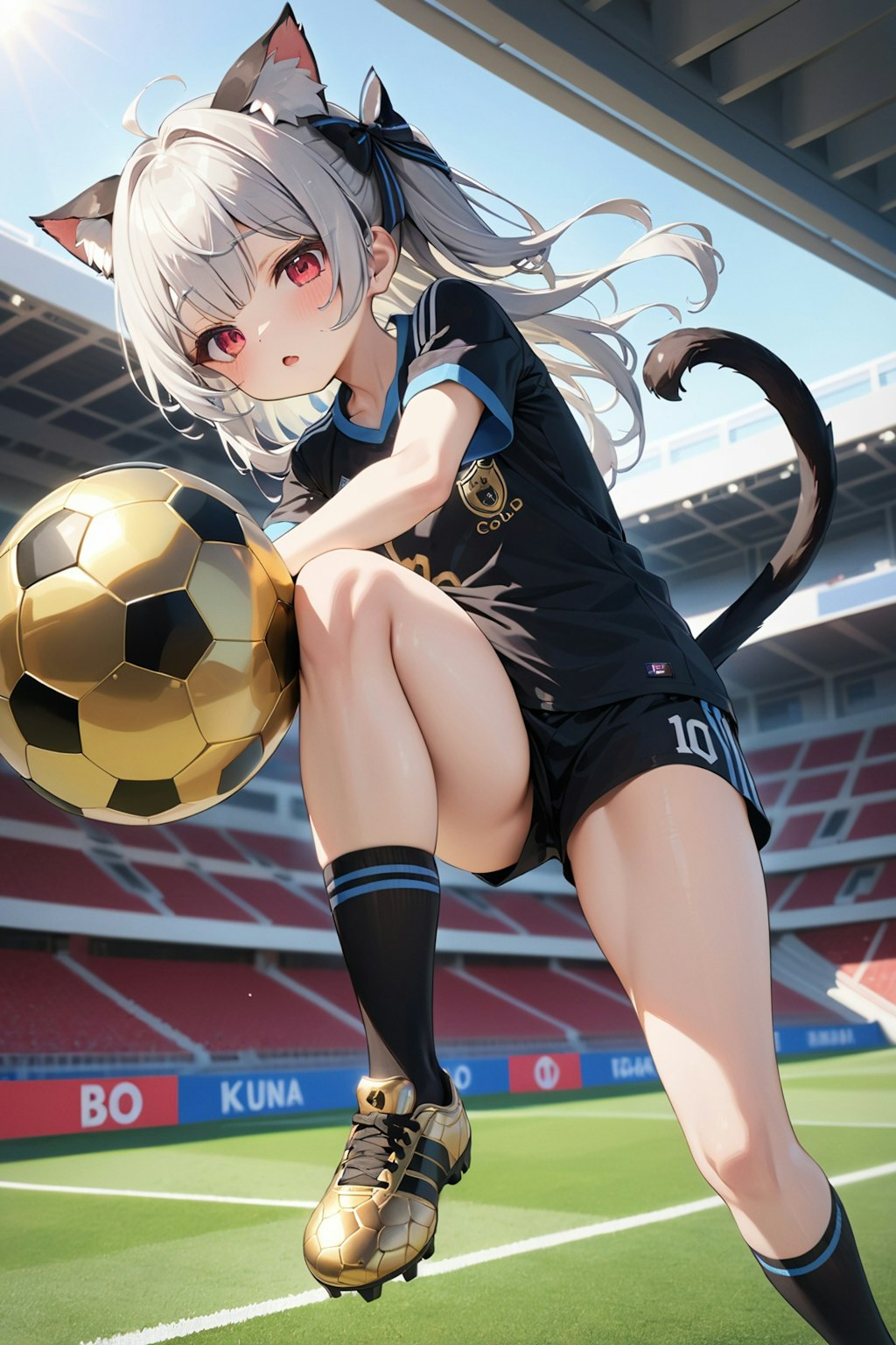 キンタマサッカー2 キックオフです！！【猫耳メイドさん編】