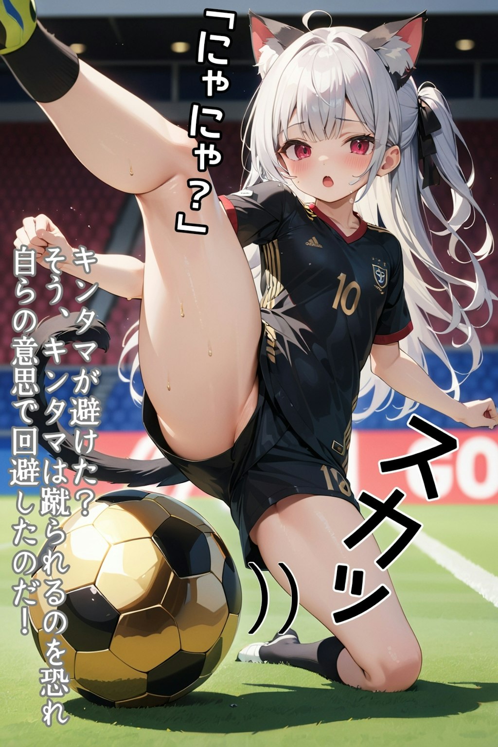 キンタマサッカー2 キックオフです！！【猫耳メイドさん編】