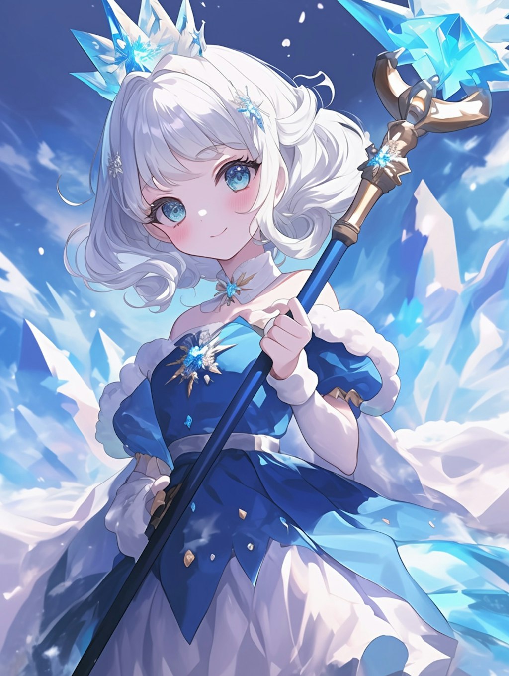 雪と星の光の魔法少女