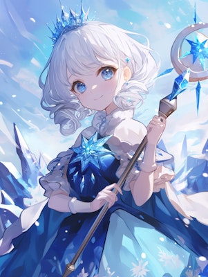 雪と星の光の魔法少女