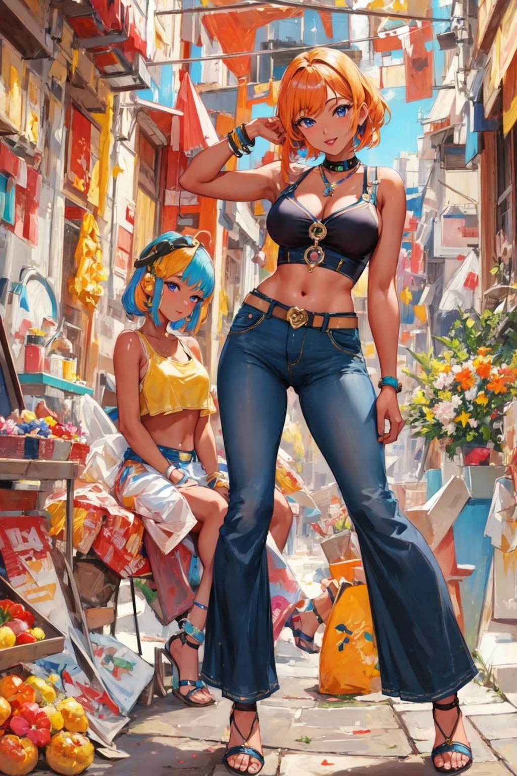 オレンジ髪ちゃん