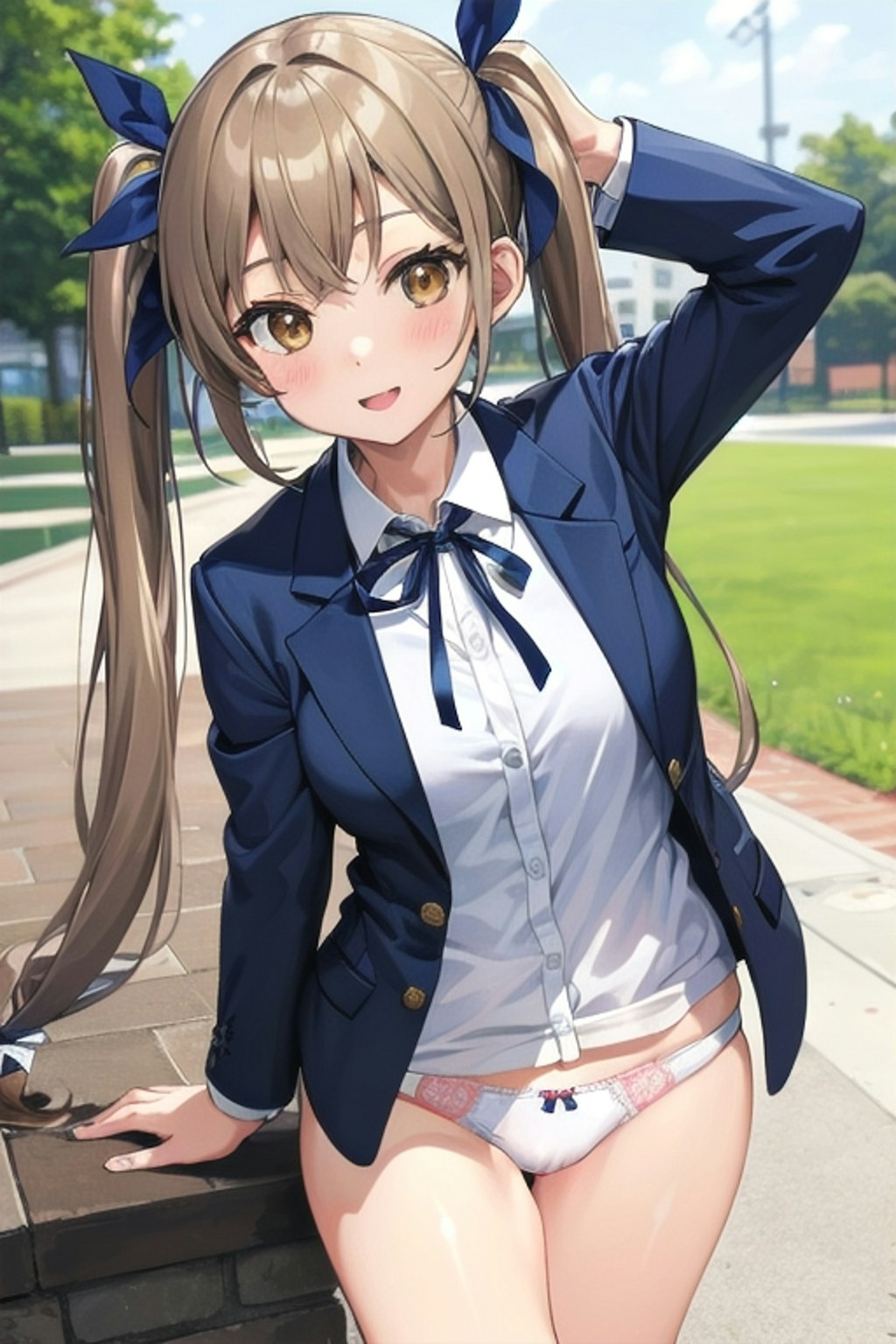 School twintails girl