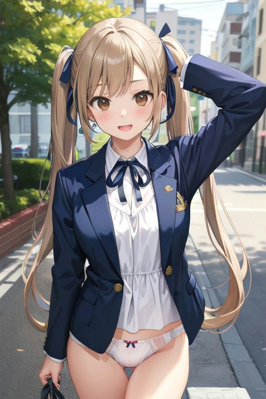 School twintails girl