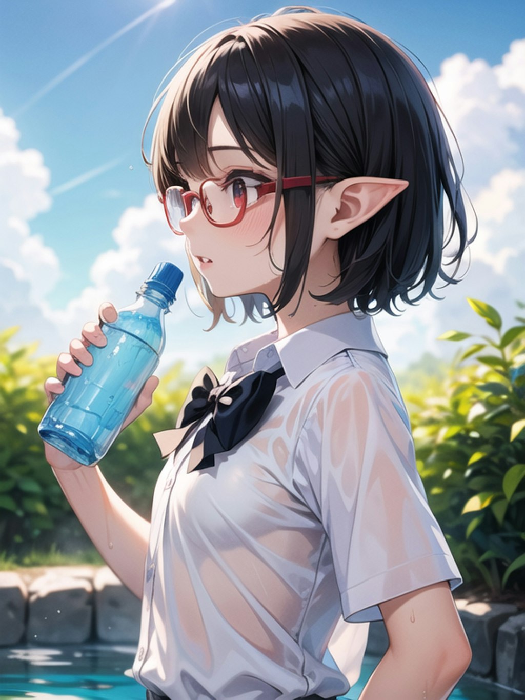 …ん？…飲む？