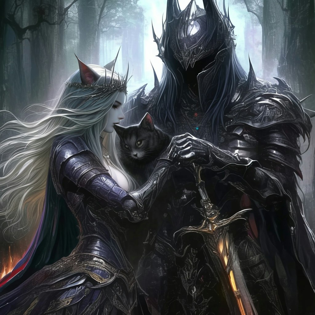 ダークエルフとダークナイト（Dark Elf & Dark Knight）