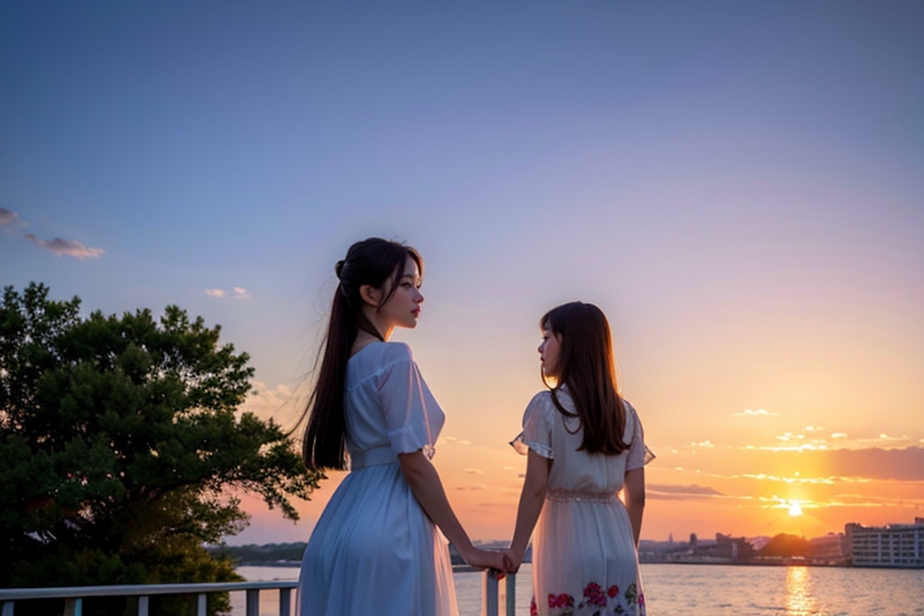 まったりした夏の夕暮れ