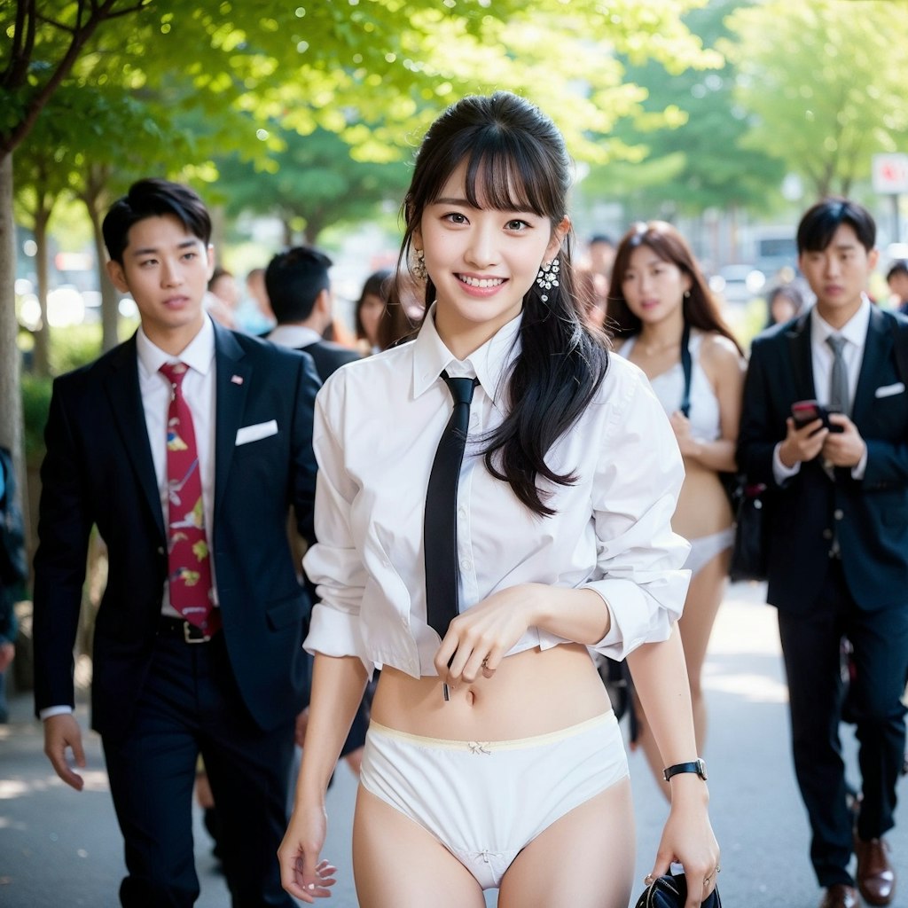 女子がズボンを履かなくなった世界線