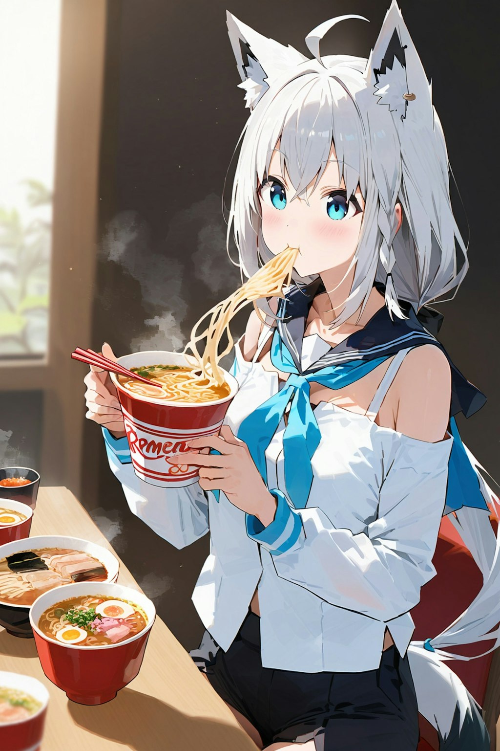 白上ラーメンチャレンジ(10)