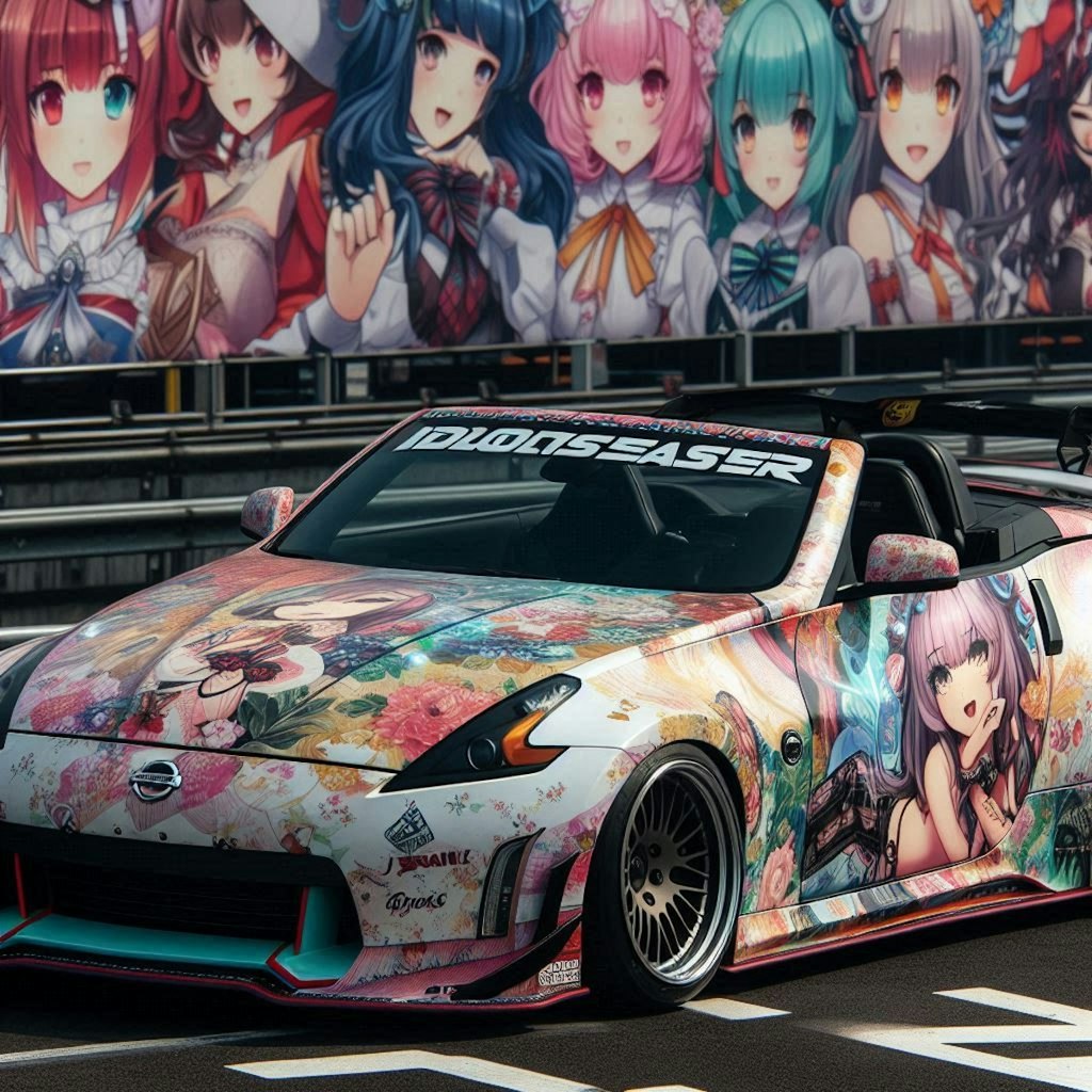 アイドルマスター370Zオープンカーのドリ車