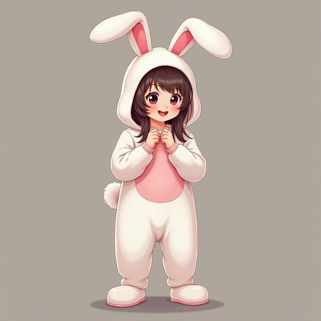 6+ anime girls, playboy bunny girl costume