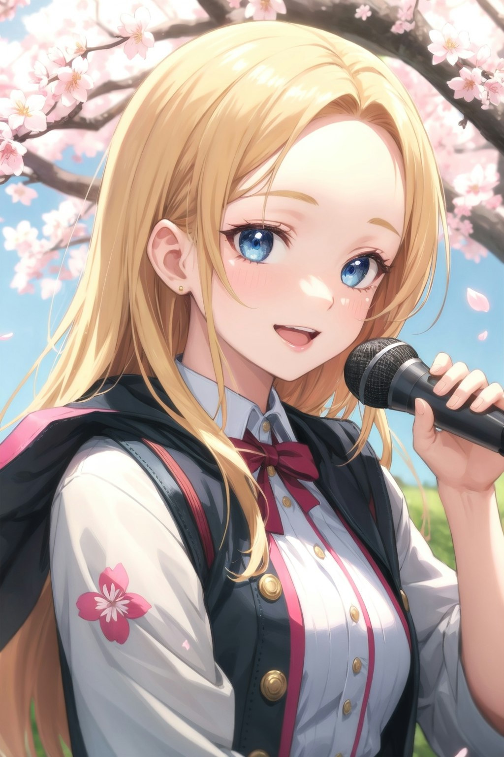 桜と少女達　ちちぷい版