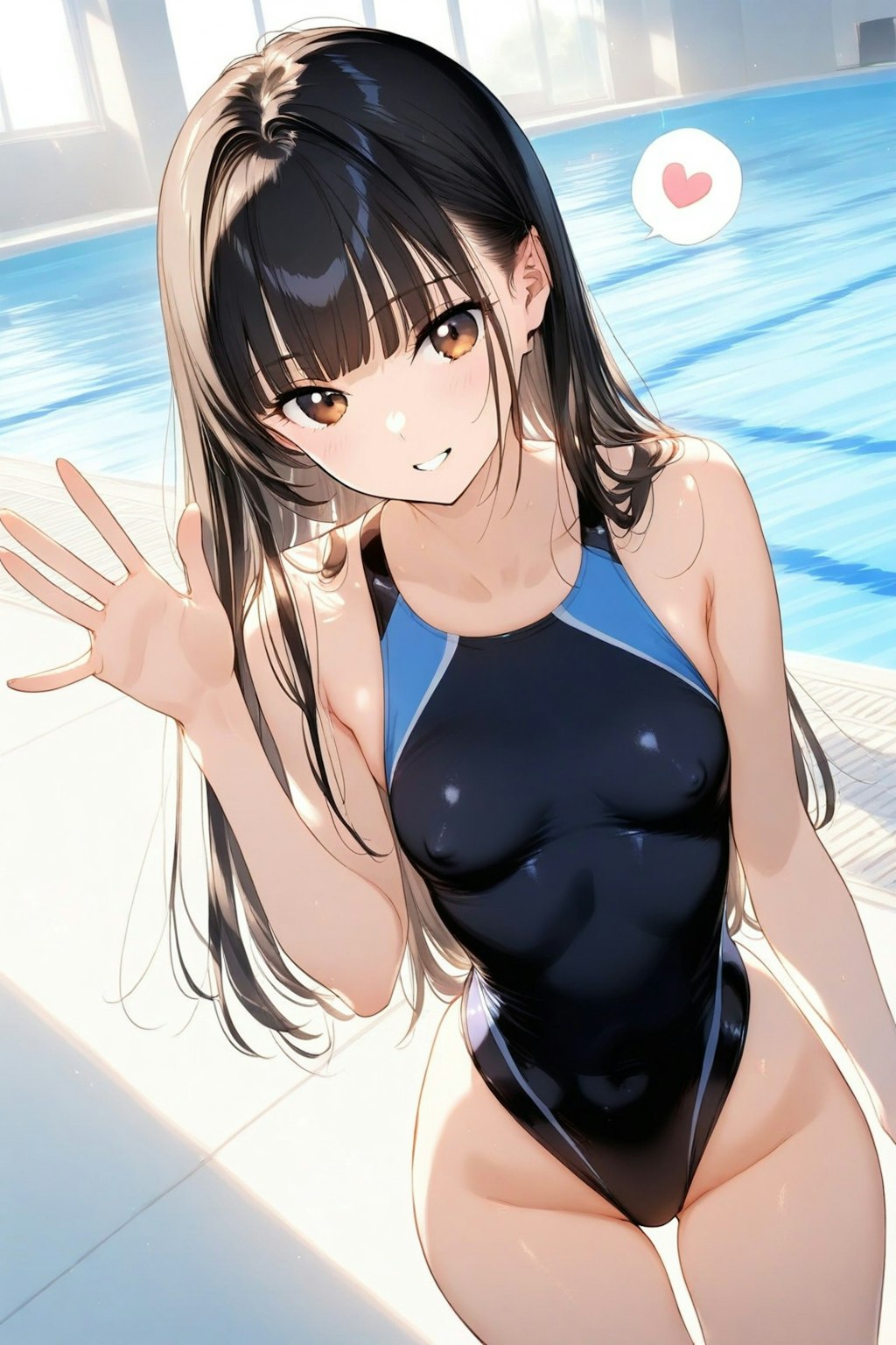 プールで待ち合わせ