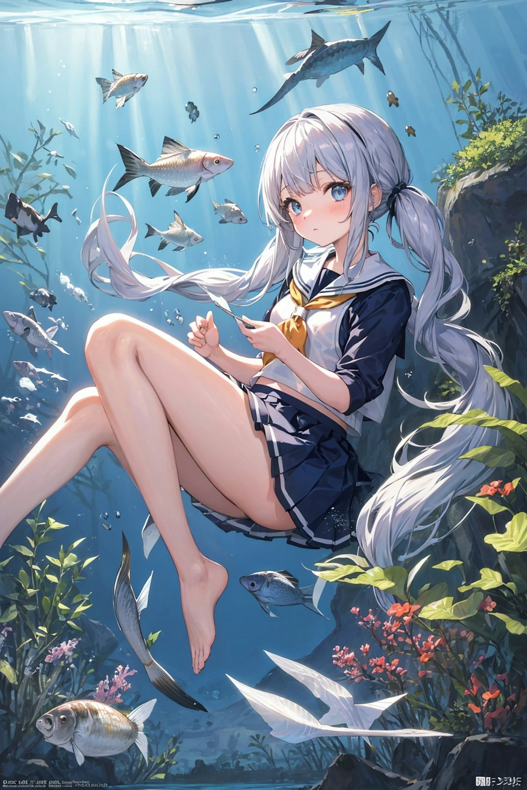 海の中のエレナちゃん🐬