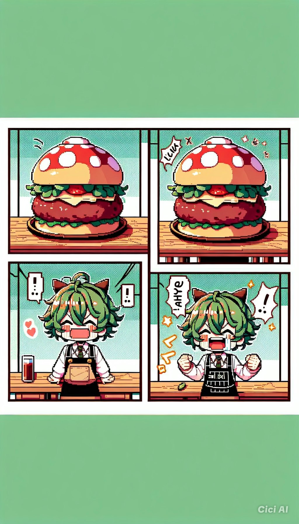 きのこバーガー実食