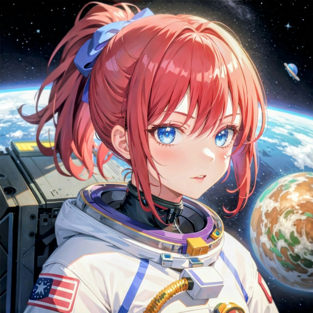 宇宙飛行士、夢みる少女…