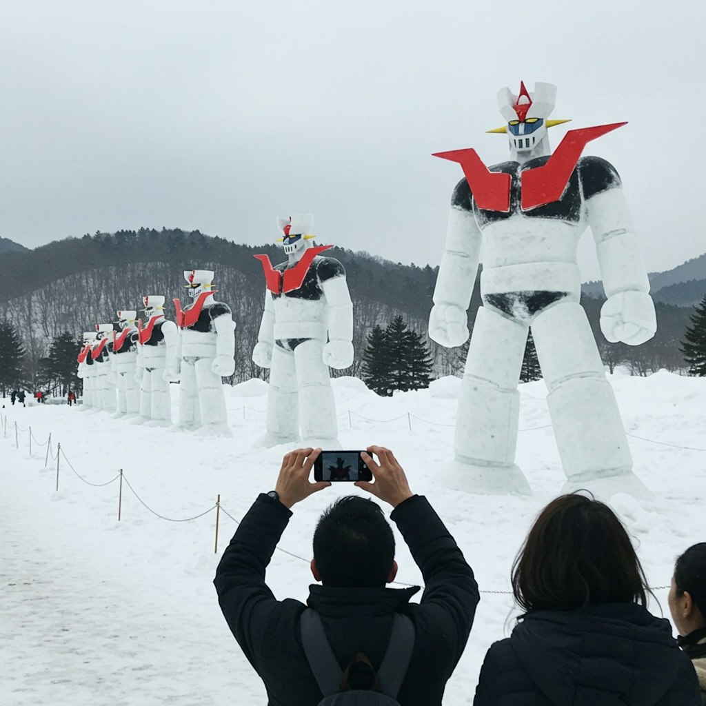 雪像造り