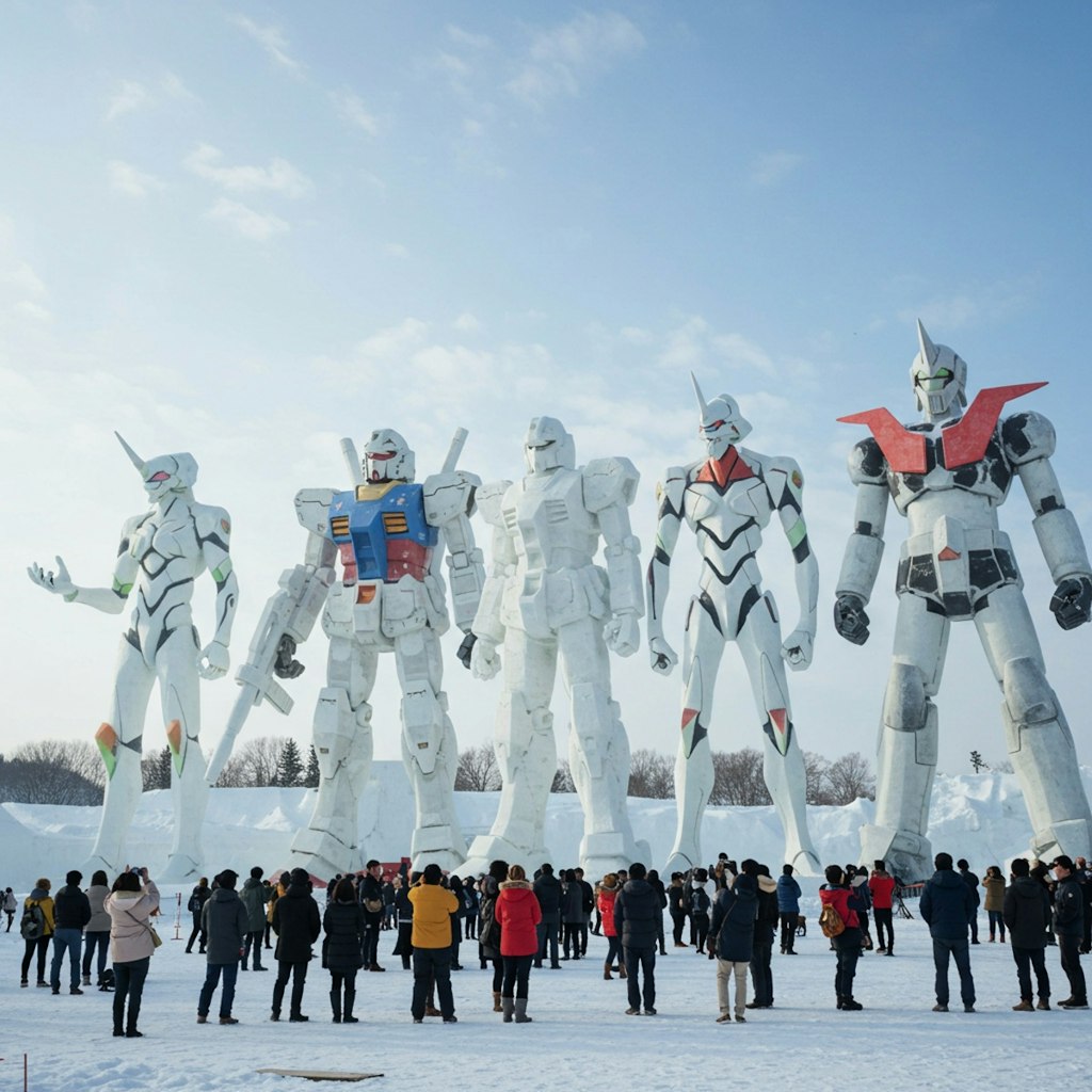 雪像造り