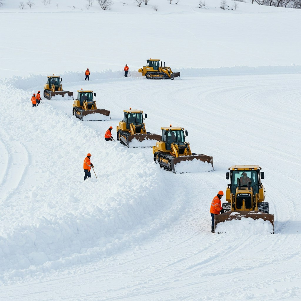 雪像造り