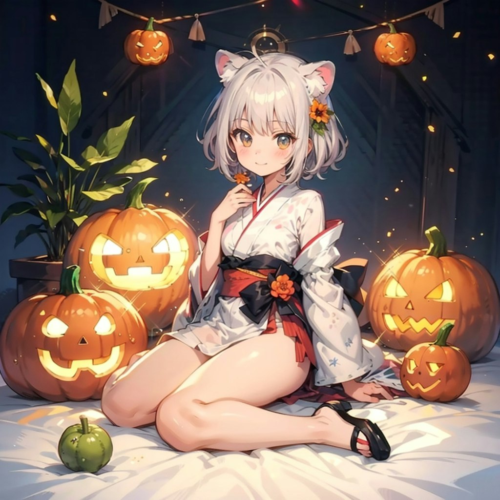 白虎のハロウィン