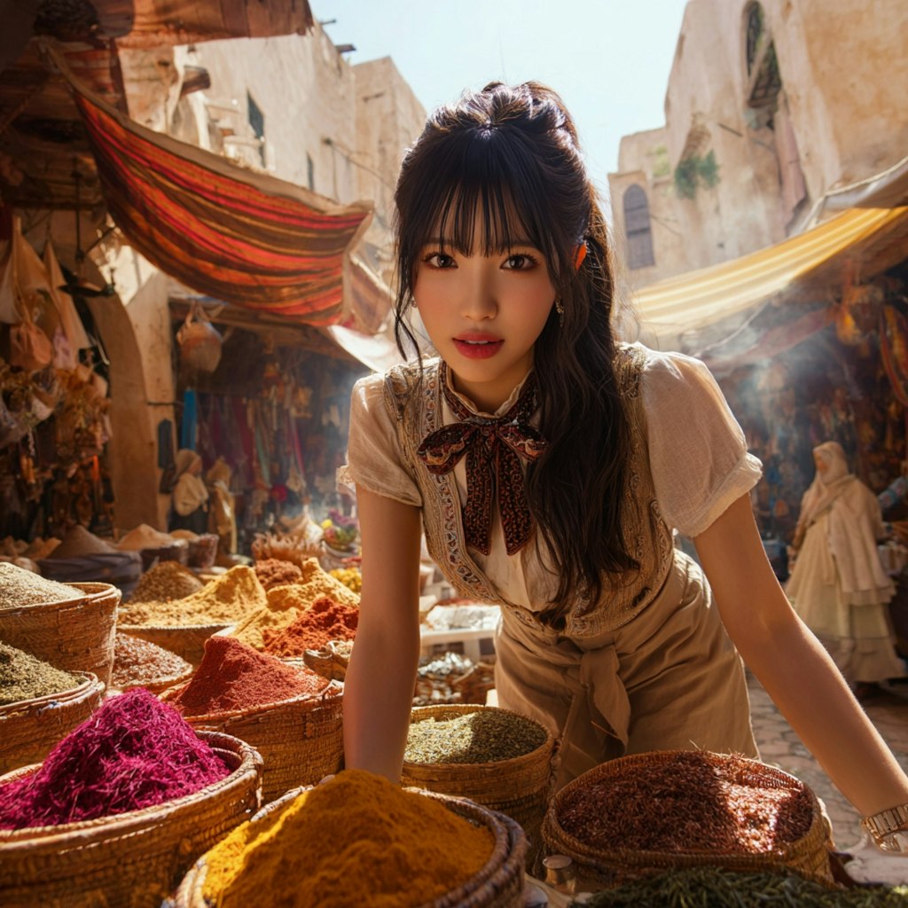 スパイスを選ぶ執事ちゃん