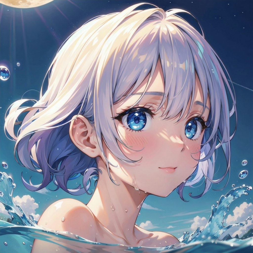 女の子　水　9/8