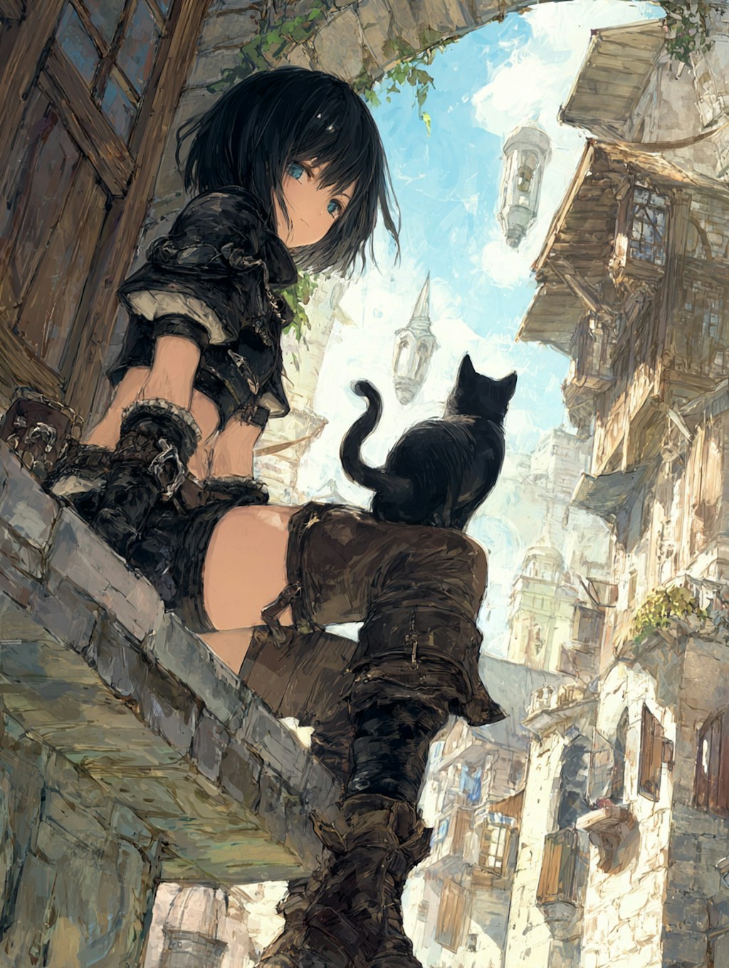 猫と冒険者。