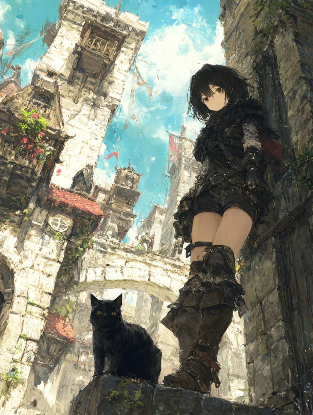 猫と冒険者。