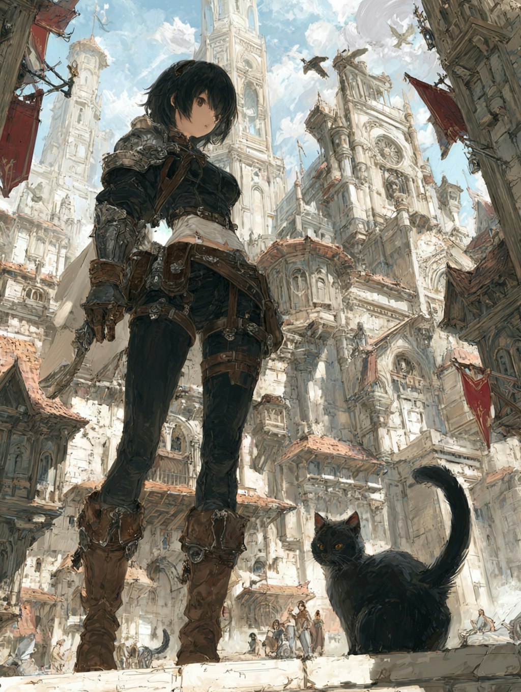 猫と冒険者。