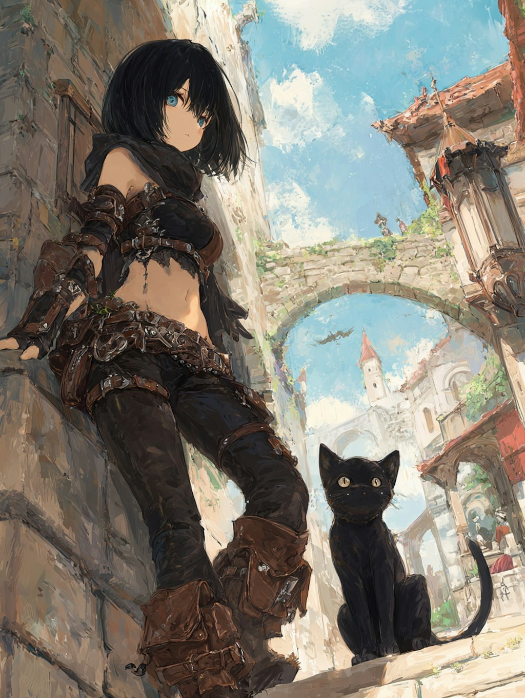 猫と冒険者。