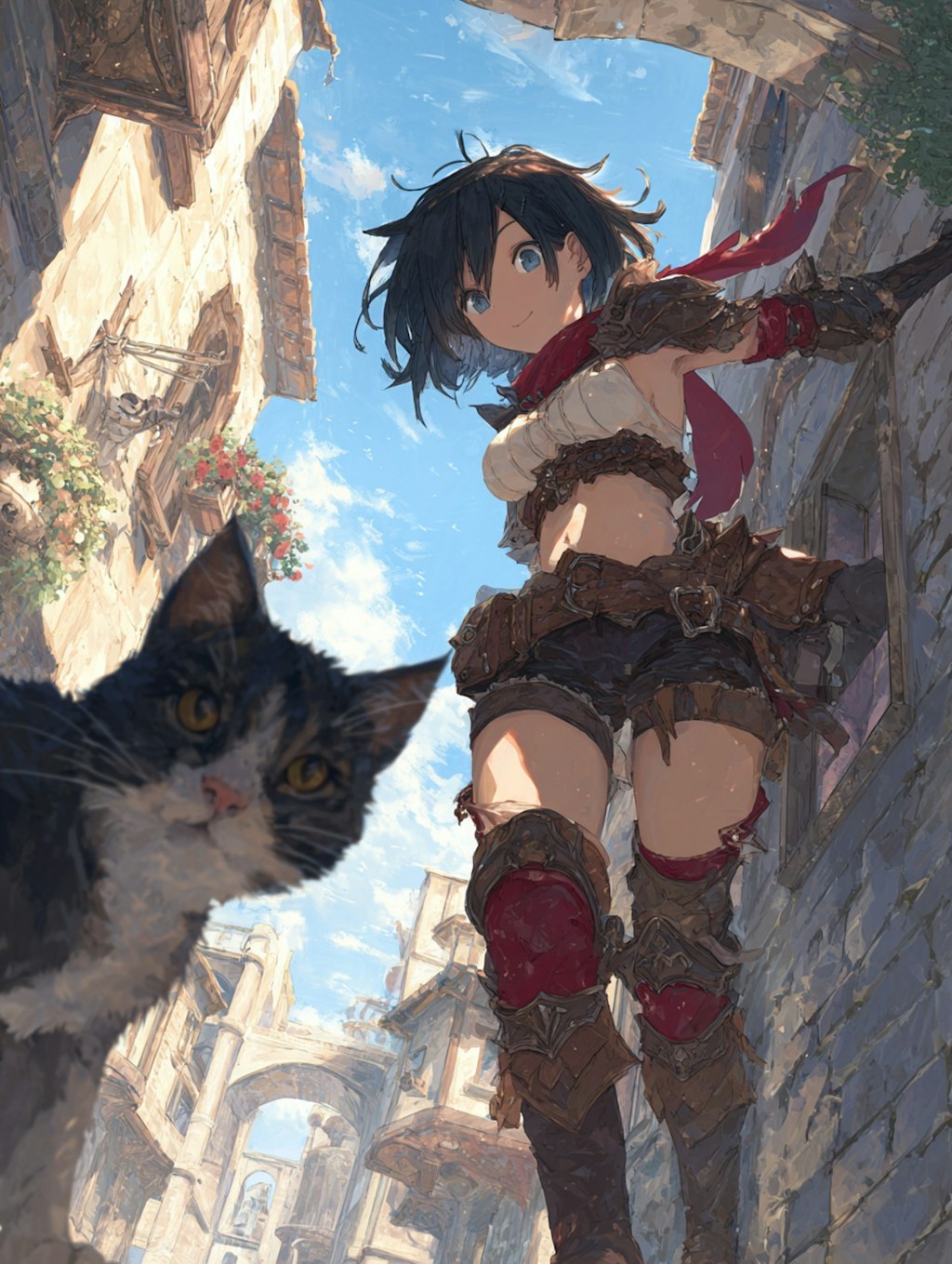 猫と冒険者。