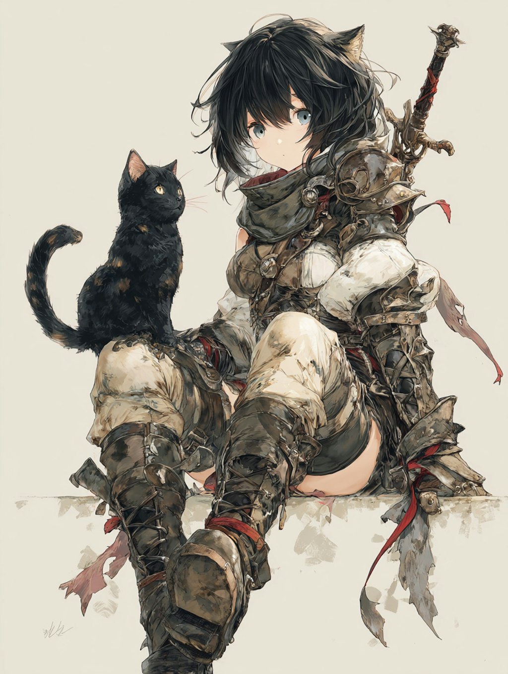 猫と冒険者。