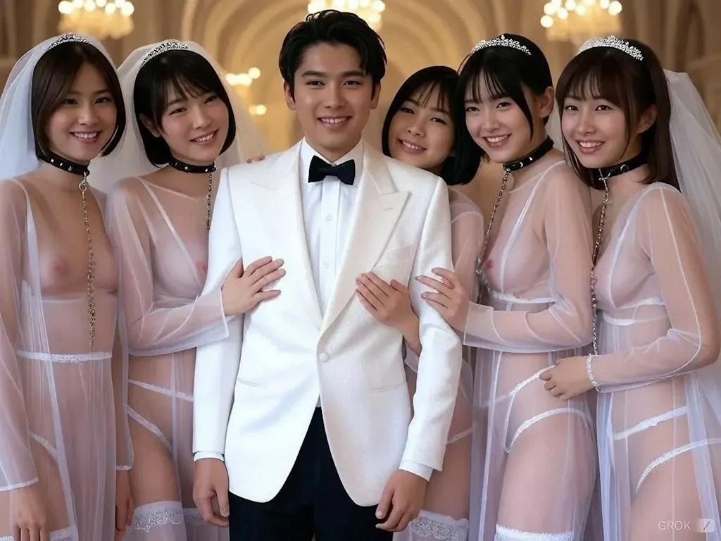 一夫多妻婚　首輪