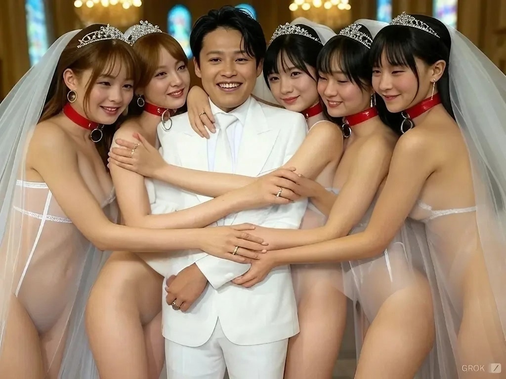 一夫多妻婚　首輪