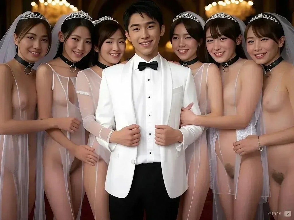 一夫多妻婚　首輪
