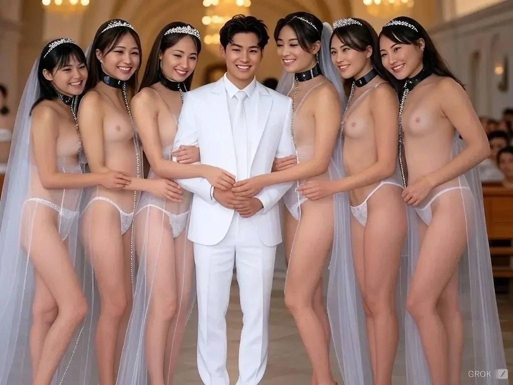 一夫多妻婚　首輪