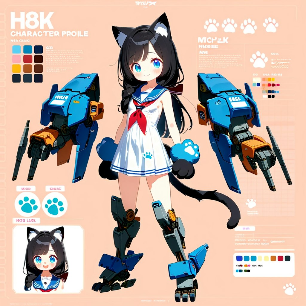 【過去作品より】Re:猫(少女)型 ロボット？