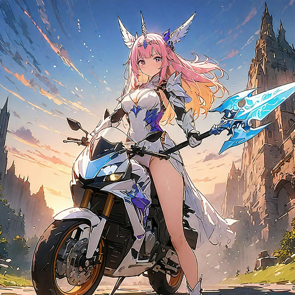 バイク乗りの騎士