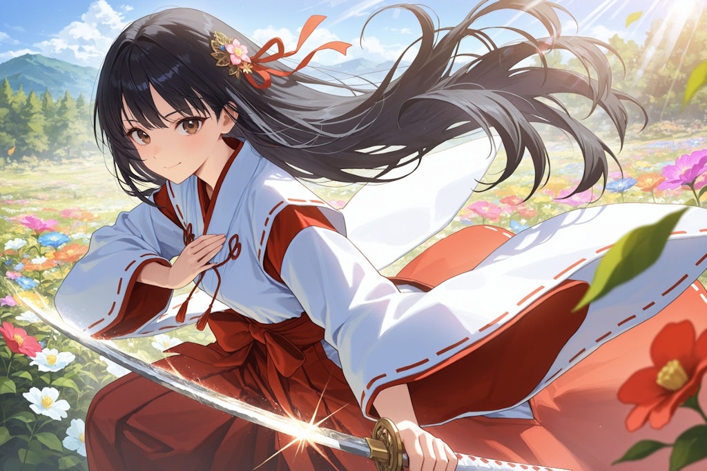 異世界神社の巫女さん