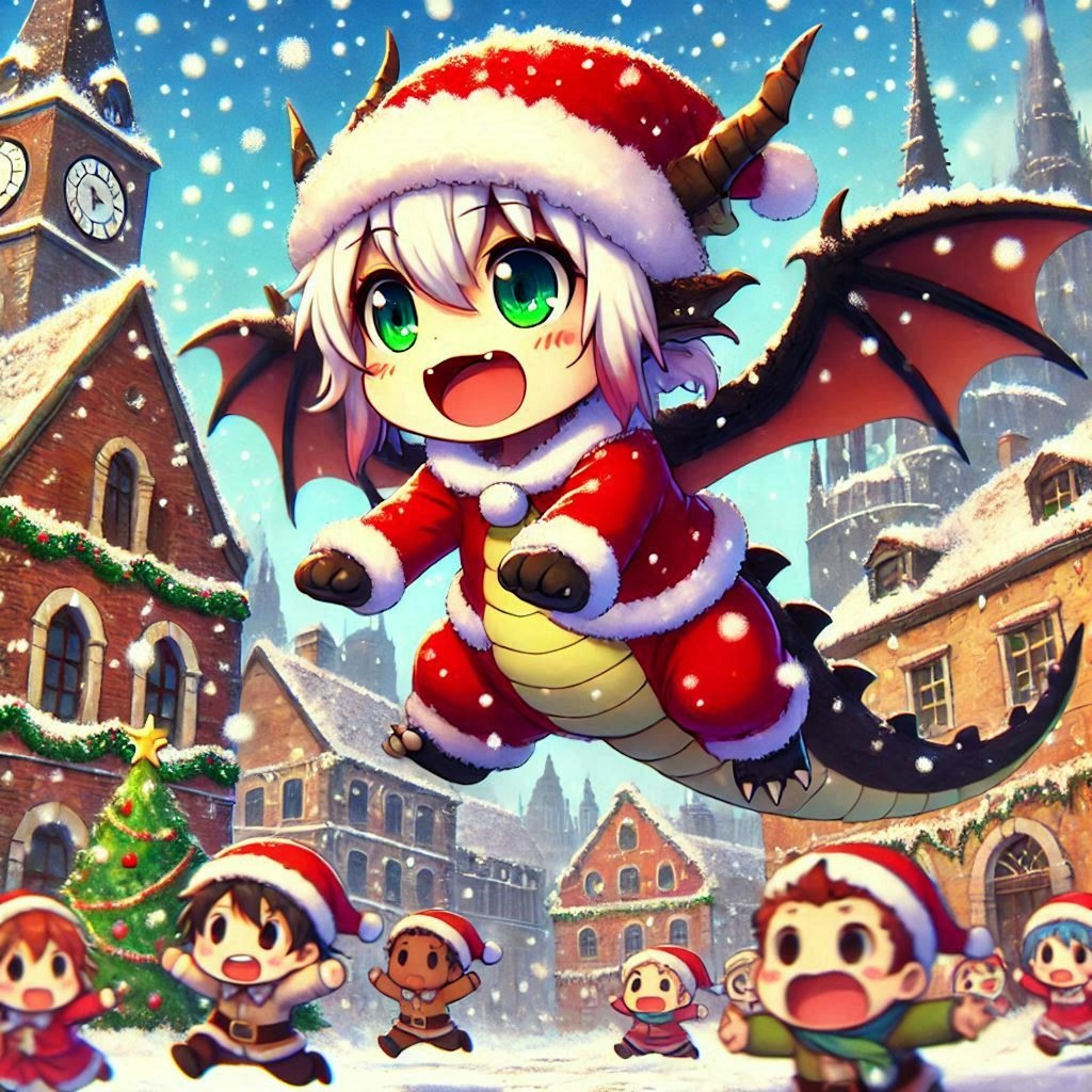 ドラゴンだってクリスマスパーティーに参加したい！！