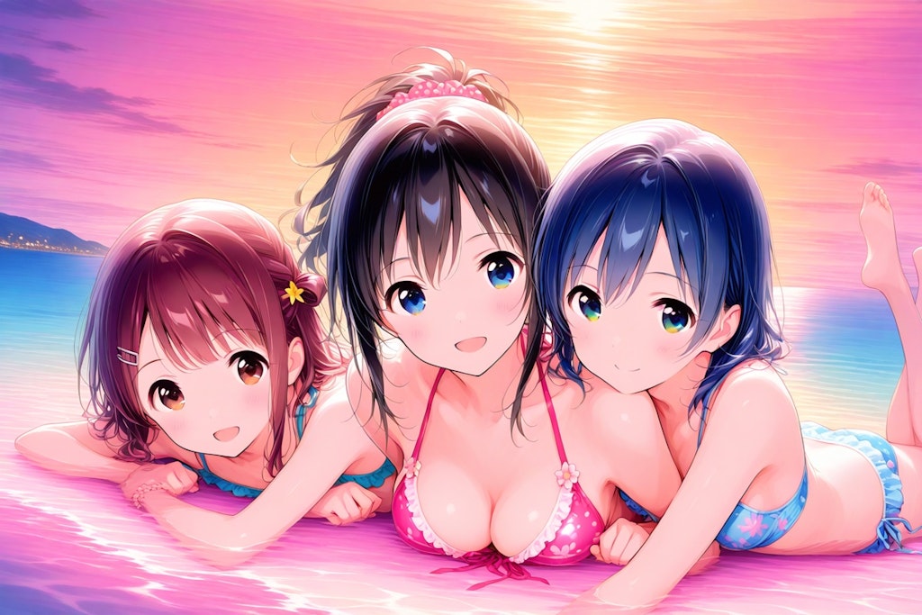 水着の彼女たち