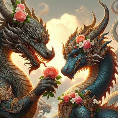 ドラゴンの恋愛♡