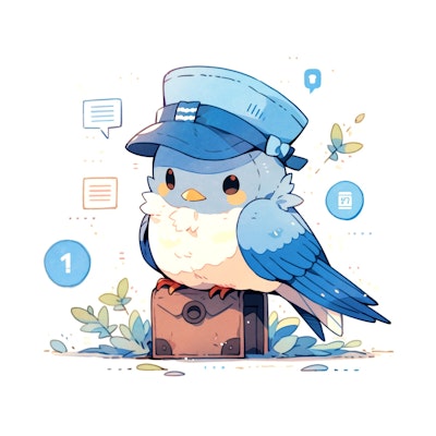 青い鳥の郵便屋さん