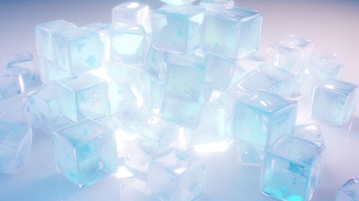 Frozen cube